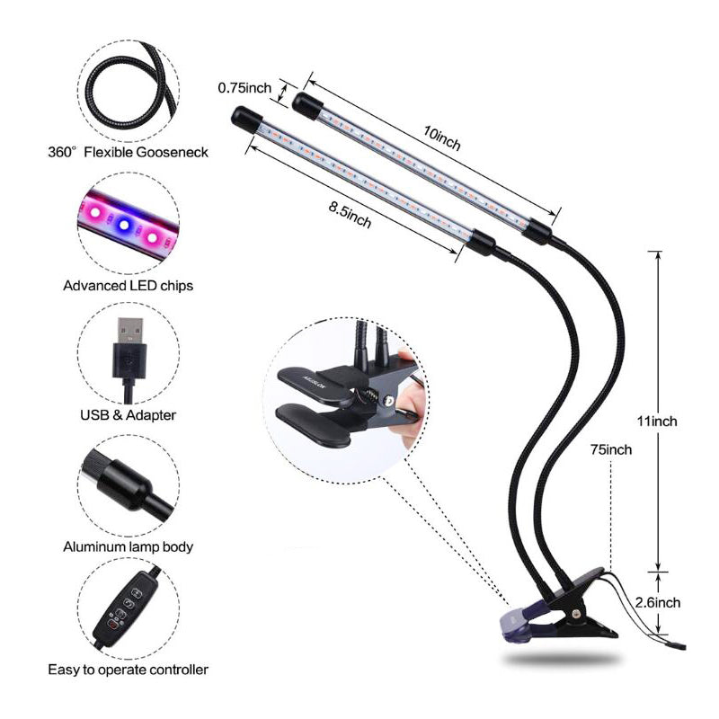 Full Spectrum LED Grow Lamp For Indoor Plants